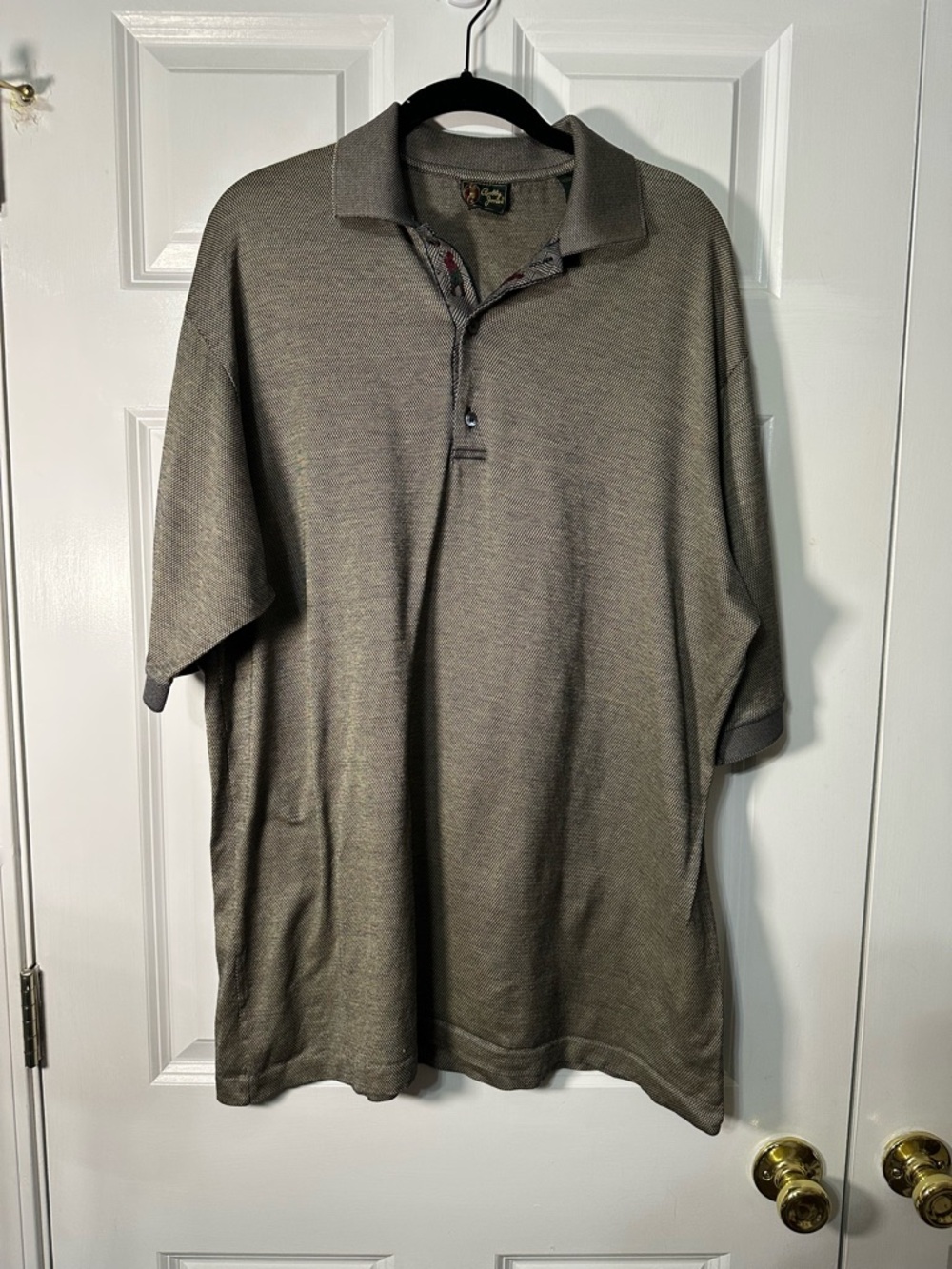 Bobby Jones Men's Polo in gold/black blended